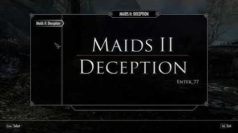 Skyrim mod: Maids II   Deception #1