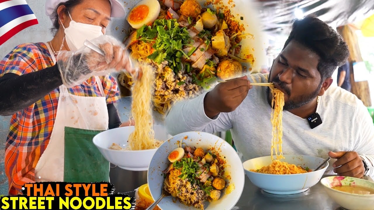 Mark Eating Mark Wiens Favourite !! Street Style Thai Noodles in Bangkok - Foodie ...