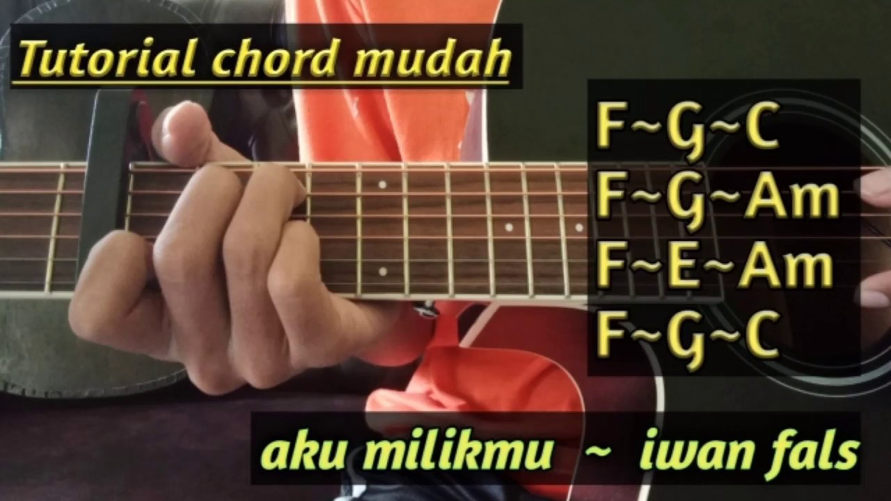 Chord Malam Ini : Aku milikmu malam ini - pongki barata cover gitar