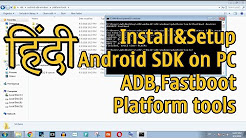 How To Install & Setup Android SDK Tools ADB,Fastboot on PC HINDI