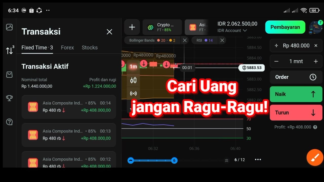 Trading sesi ini profit lagi bossku, Trader pemula wajib nonton - YouTube