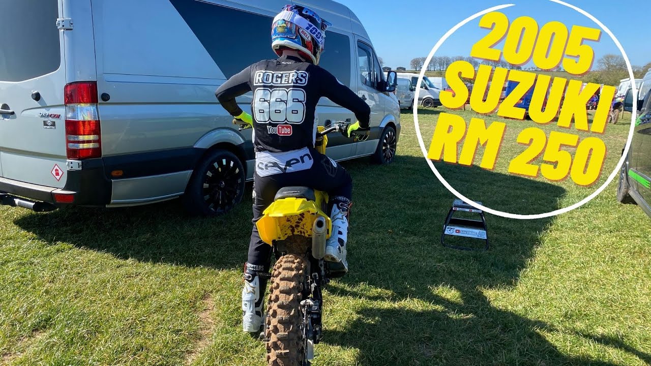 SUZUKI RM 250 2 STROKE!!! - Cheddar Mx Track / Raw Gopro