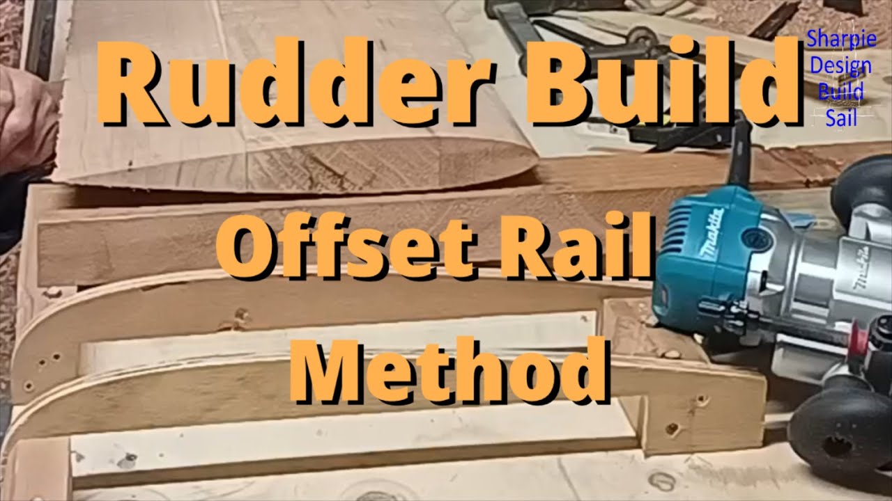 Сборка руля направления — метод смещенной направляющей — сборка Sharpie — V64 Rudder Pt1