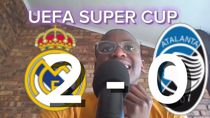 Real Madrid win the UEFA Super Cup👑🏆 for a record sixth occasion.