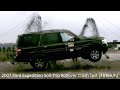 2007 Ford Expedition Soil-Trip Rollover Crash Test (48 Km/h - Modified Restraints - 2 Turns)