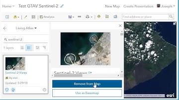 Adding Sentinel-2 ESA Imagery to ArcGIS Online