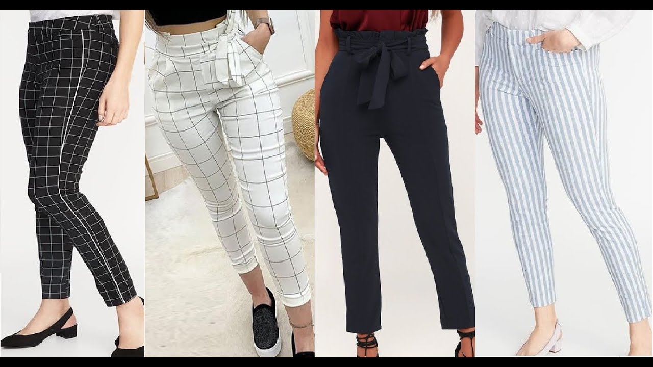 Formal & Casual pants for girl's, office wear pant for women's, stylish  pants design