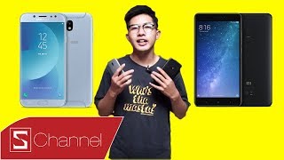 Có tầm 7 triệu mua máy nào: Hàng khủng long Mi Max 2 hay Galaxy J7 Pro nhỏ gọn?