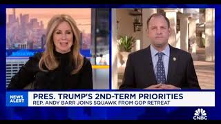 Rep. Barr Joins CNBC's Squawk Box from the Republican Issues Retreat