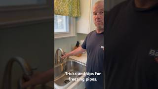 Cold weather is here. #plumbing #tricksandtips #winterizing #plumber #kitchenfaucet #construction