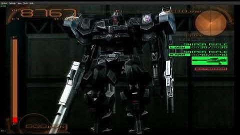 [Armored Core Nexus] Sepulchre vs. Dual Face (Training Exercise VS AC)