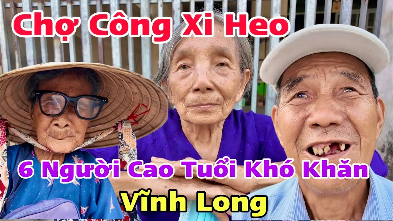 Chợ Công Xi Heo Vĩnh Long 6 Người Khó Khăn Tấm Lòng Cô Hương Anh Cảnh Phóng Sanh | Khương Nhựt Minh