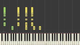 Video thumbnail of "Three Days Grace - Time of Dying Synthesia Tutorial [PIANO]"