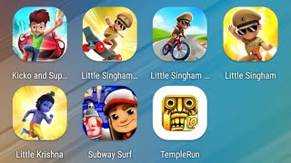 Kicko and Super Speedo,Little Singham (+ Super Skater, + Cycle Race),Krishna,Subway Surf,Temple Run screenshot 1