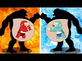 HOT vs COLD Challenge - FUNNY BABY KONG LIFE #1 | Godzilla Animation Cartoon
