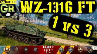 World of Tanks WZ-131G FT Replay - 9 Kills 3.7K DMG(Patch 1.4.0)
