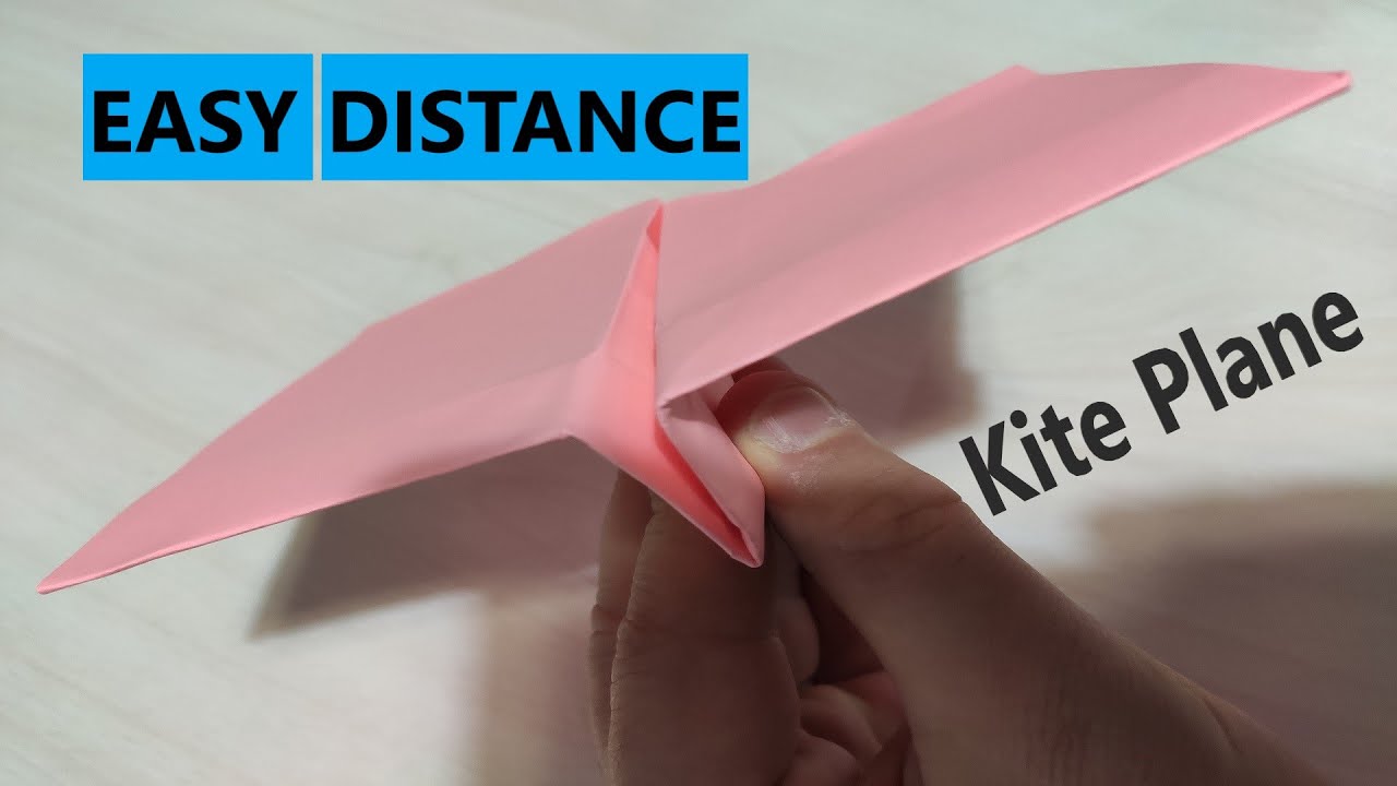 How to Make a Simple Kite Paper Airplane 