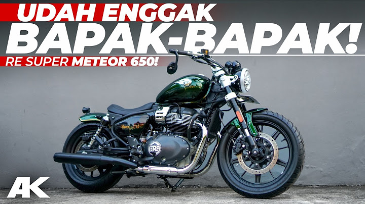 PERDANA! Modif Simpel RE Super Meteor 650! #AtenxKatros