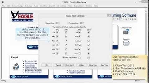 2013-2014 Year End Processes for EBMS