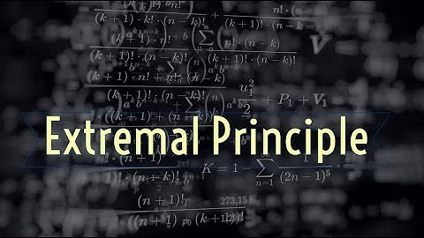 Extremal Principle | Combinatorics | Math Olympiad, ISI CMI Entrance