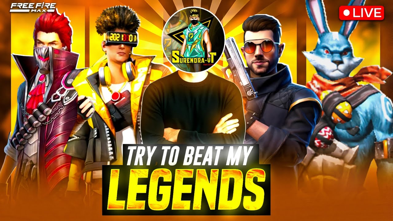 SURENDRA-YT 🔥 IS LIVE 🔥 4 VS 4 SQUAD MATCHES 🔥FREEFIRE TELUGU STREAM🔥LIVE FROM GUNTUR 🔥