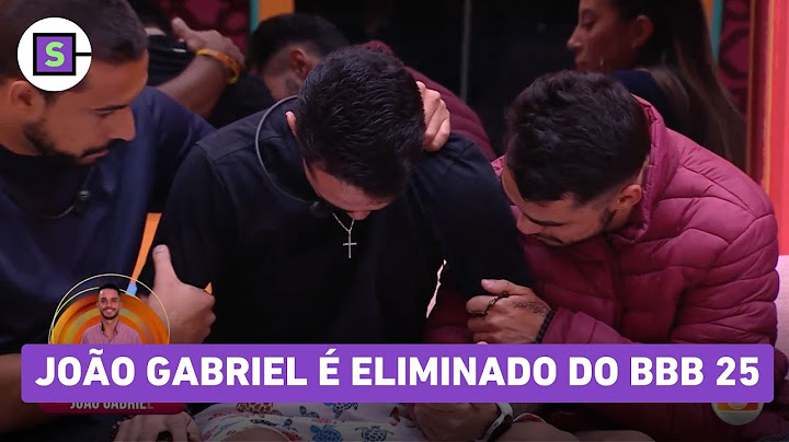 BBB 25: João Gabriel is ELIMINATED from the program!