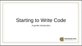 CSE1300 - Writing your first program in Java