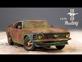 Destroyed 1970 FORD MUSTANG Boss Restoration - Muscle car into Off-Road 4x4