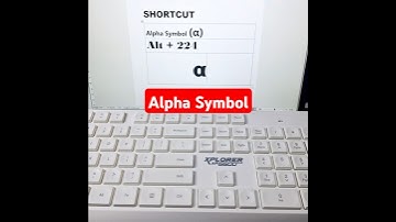 Alpha Symbol Shortcuts | #computer #learning #keyboard #typing #gaming