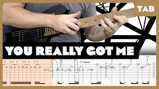 Van Halen - You Really Got Me - Guitar Tab | Lesson | Cover | Tutorial