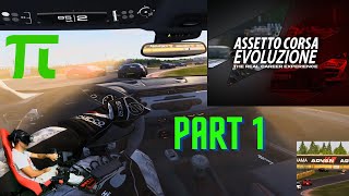 Assetto Corsa Evoluzione Part 1 / Gran Turismo meets PCVR / Pimax Crystal Light
