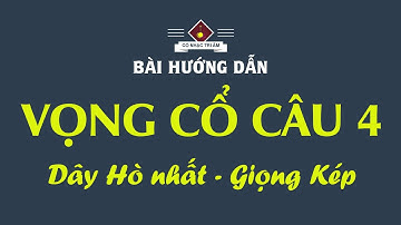 Bài hướng dẫn: VỌNG CỔ CÂU 4 (Hò nhất - Giọng Kép) | Diễn giải chi tiết | Cổ Nhạc Tri Âm