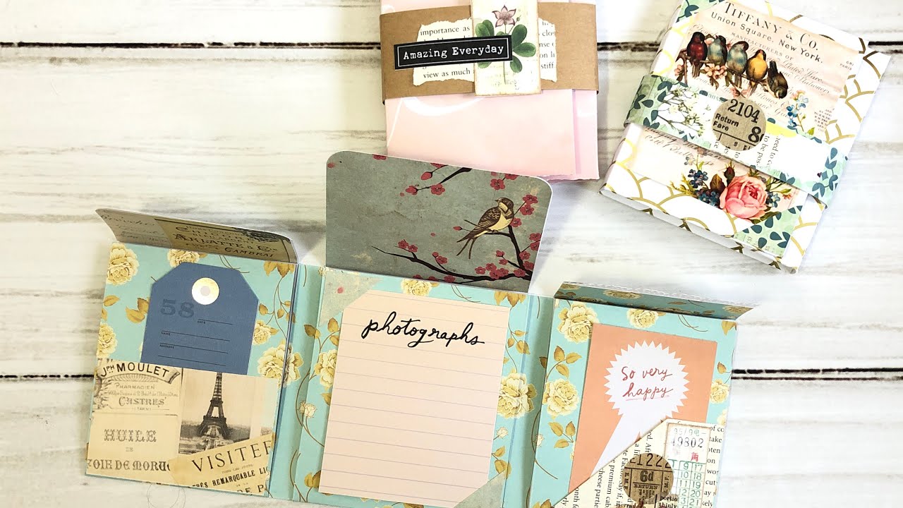 One Page Wonder No. 13 Mini Album | Folio | Tutorial # ...