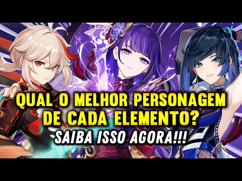 Pulseira Pingente Elemento Personagem Electro Genshin Impact