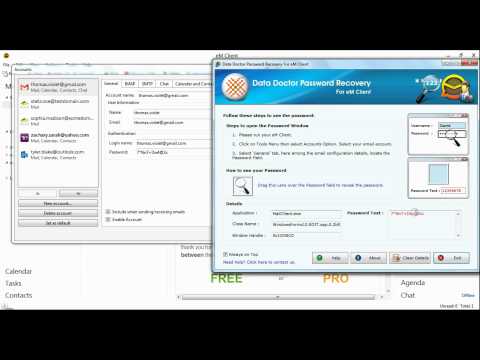 How To Recover Restore Retrieve eM client Email Client Deleted Passwords Password Recovery Software