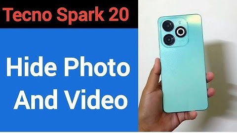 How to show and hide photo and video Tecno Spark 20 me, photo hide kaise karen