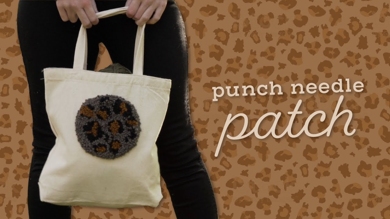 How to make punch needle patches