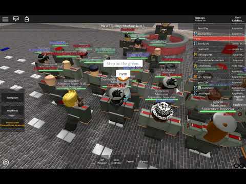 Admissions Mass Training - roblox officer academy