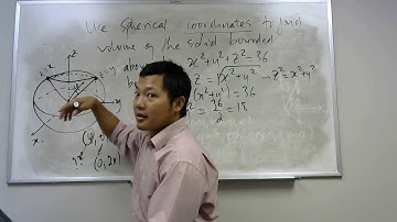 Calculus 3. Using spherical coordinates to find volume of solids