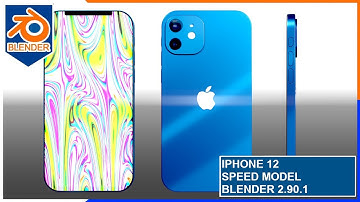 iPhone 12 Speed Model | Blender 2.90.1