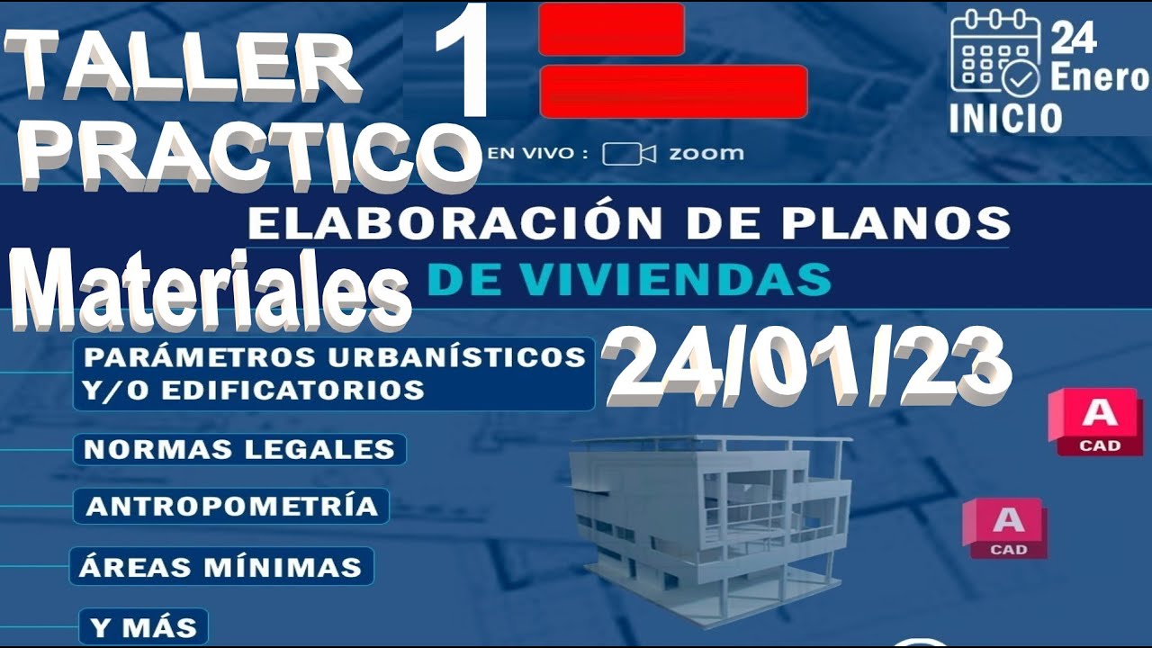 1ELABORACIÓN DE PLANOS DE VIVIENDAS