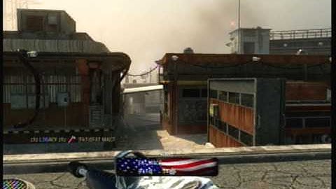 Call of Duty Black Ops: Across Map Tomahawk Kill on Launch (#1)