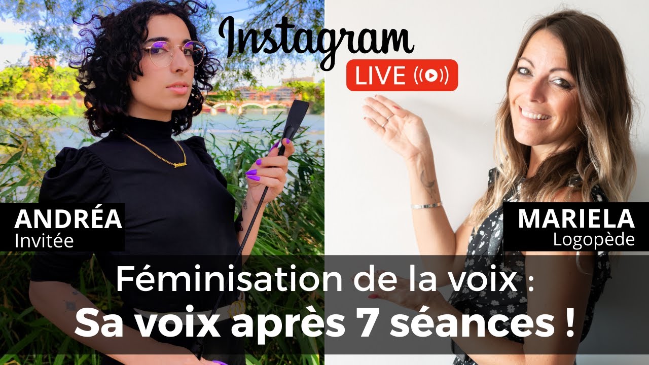 FÉMINISATION DE LA VOIX | LIVE AVEC ANDRÉA : l'évolution de sa voix après 7 séances !