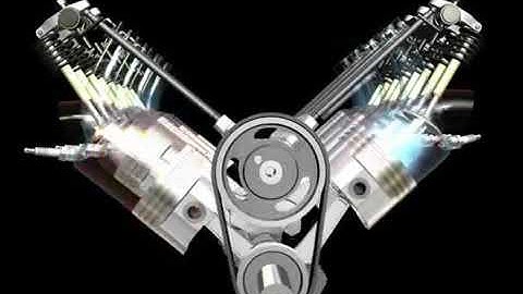 ▶ V8 Engine Motion Animation  3ds max    YouTube