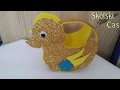 How to make creative duck basket from paper