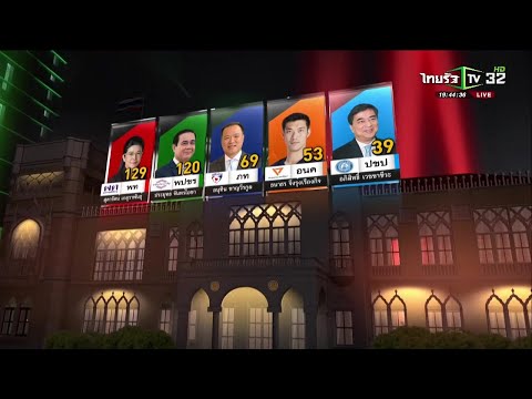 "เลือกตั้ง 2562" : ไทยรัฐทีวี จัดกราฟฟิกรายงานผลคะแนนเลือกตั้ง | 24-03-62 | ThairathTV