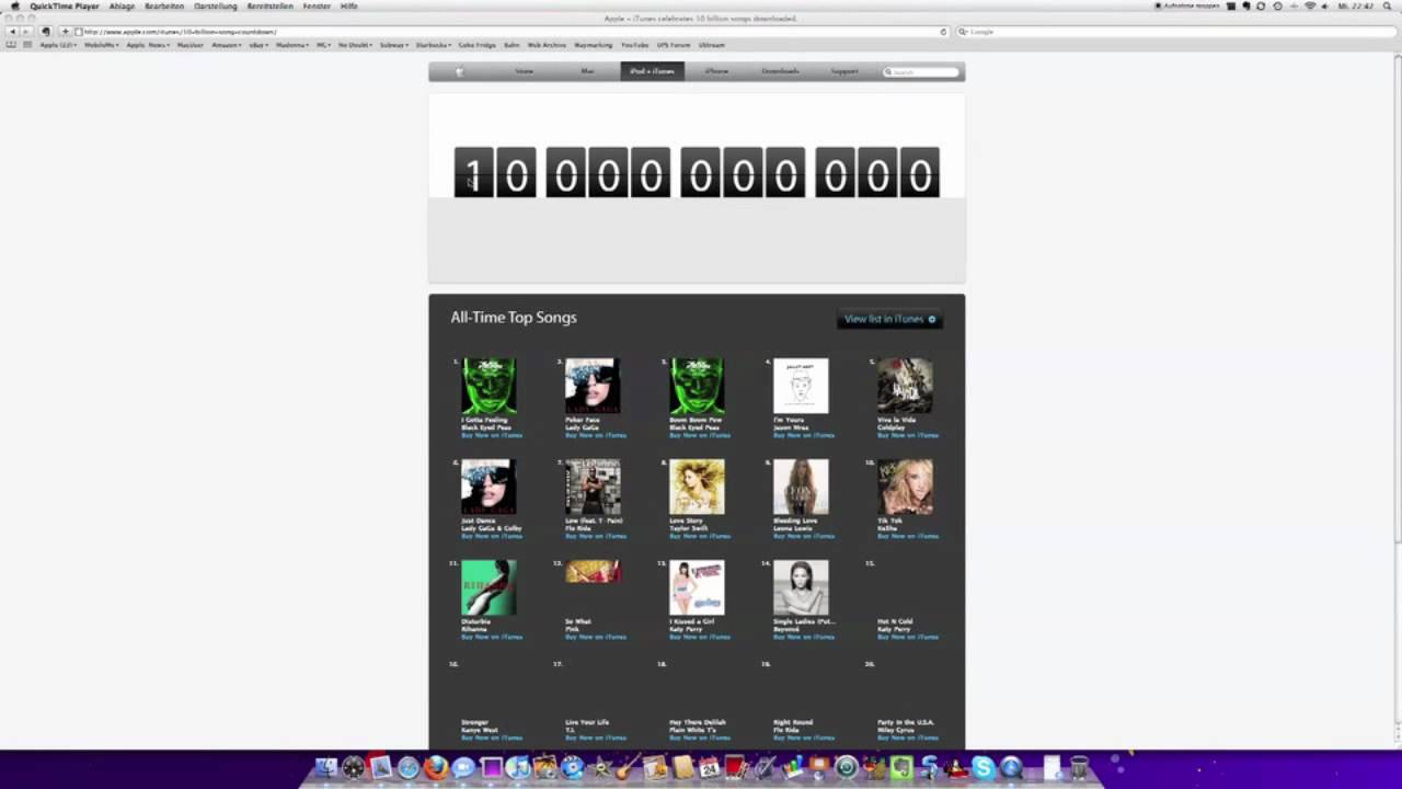 Apple iTunes Store hits 10 Billion Downloads and Happy Birthday Steve Jobs