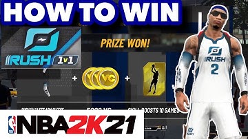 NBA 2K21 | HOW TO WIN RUSH 1V1 EVENT | Tips On How To Win The Rush 1v1 Event