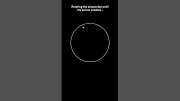 Ball bouncing simulation #adhd #music #code #space #python #physics #simulations #memes #science