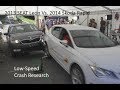 2013 SEAT León Vs. 2014 Škoda Rapid Small-Overlap Low-Speed Crash Test